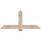 Ekena Millwork Eugene Smooth Timber Gable Bracket, Douglas Fir, 60"W x 27"H x 5 1/2"D x 5 1/2"F, 11/12 Pitch GBW060X27X0606EUG00SDF - alternate 1